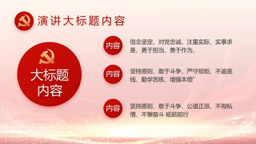 社区民主生活会学习主题动态PPT