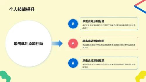 黄色3D风学生会招新PPT模板