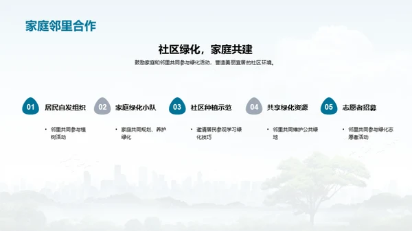 绿化共筑美好家园