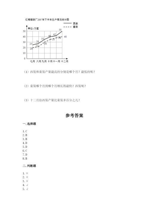 北师大版小学数学六年级下册期末检测试题精华版.docx