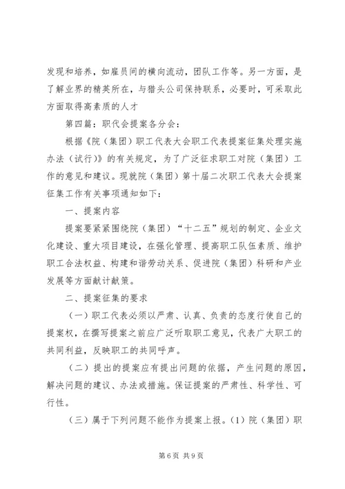 年度职代会提案计划部.docx