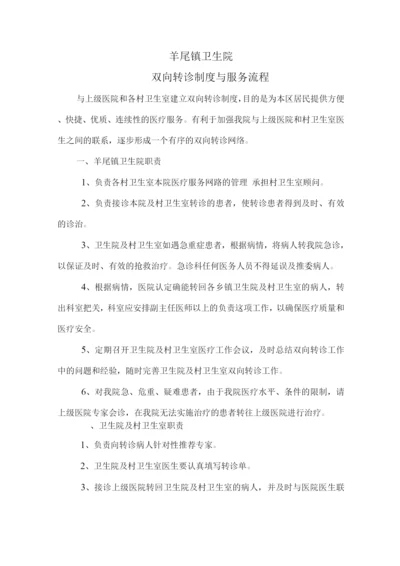 镇卫生院双向转诊制度与服务流程.docx