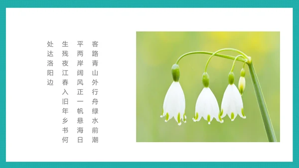 泛舟湖上通用PPT模板