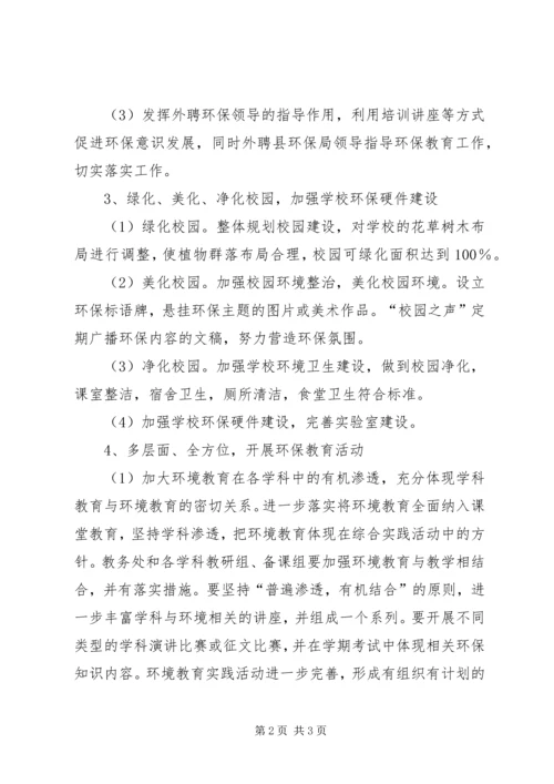 绿色校园工作计划范文.docx