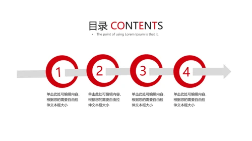 红色简约创意医疗生物医药ppt动态模板