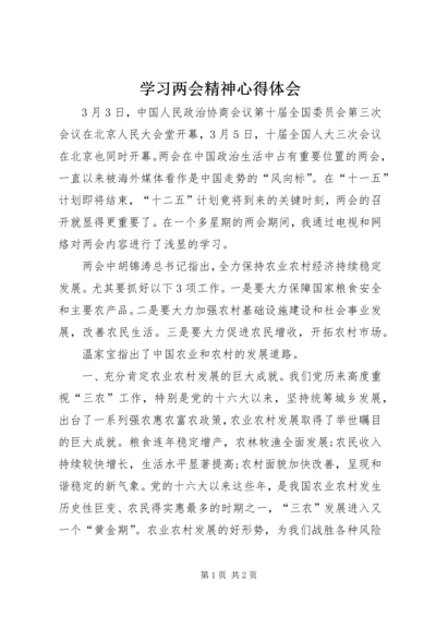 学习两会精神心得体会 (2).docx