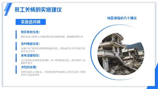 浅蓝版公司员工关怀管理培训通用PPT模板