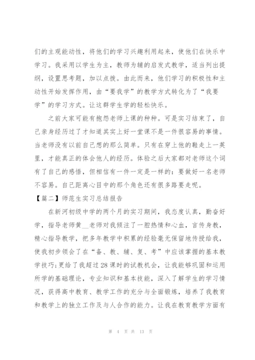 师范生实习总结报告3篇.docx