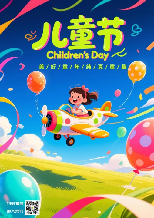 六一儿童节祝福海报4