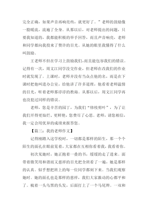 我的老师高中作文600字.docx