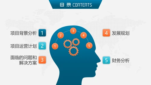 商业计划书项目规划PPT模板