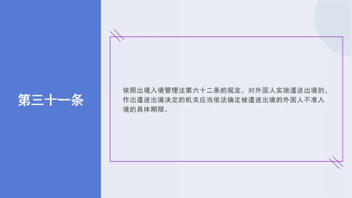 法律讲堂全文学习2025年8月新修订《中华人民共和国外国人入境出境管理条例》PPT课件