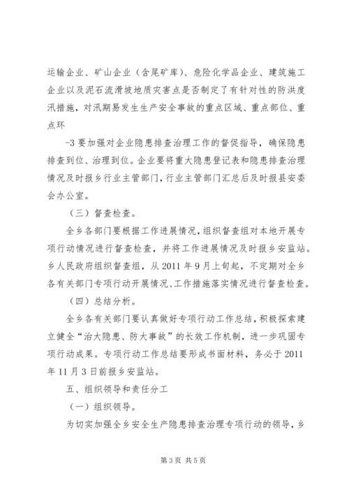 长安乡安全生产隐患排查治理专项行动实施方案1·.docx