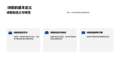 韵律诗歌教学PPT模板
