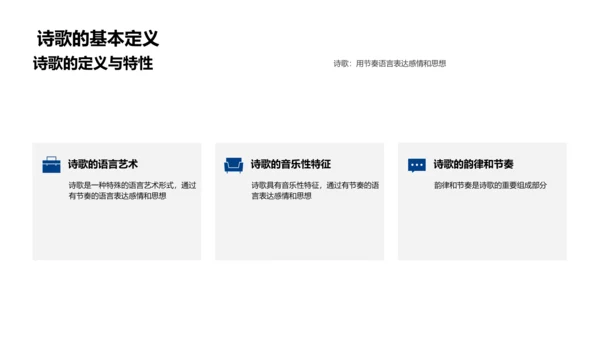 韵律诗歌教学PPT模板