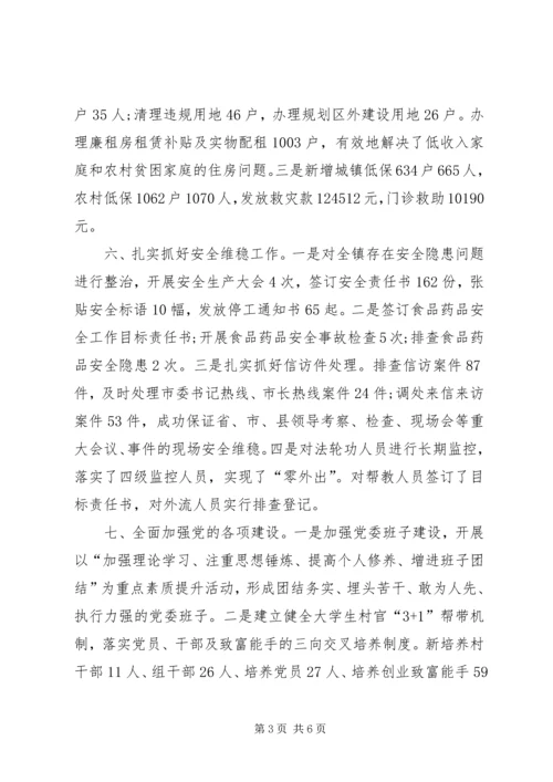 乡镇统筹城乡战略工作总结.docx