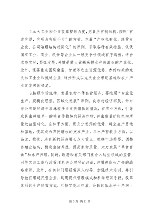 在去年全市发展非公有制经济工作暨表彰大会上的讲话 (2).docx