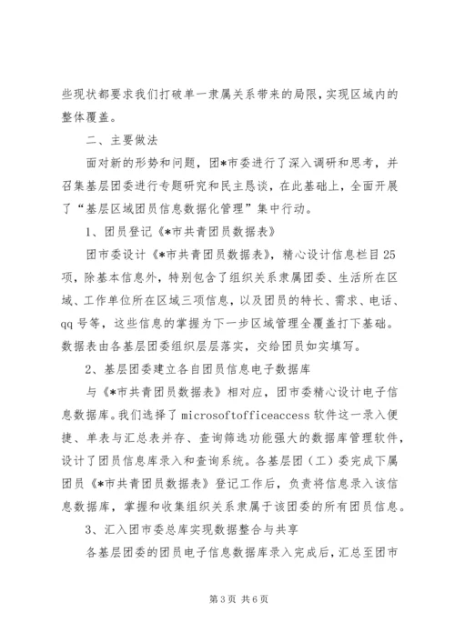 团员信息数据管理调研报告.docx