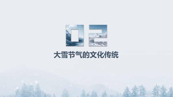 二十四节气之大雪PPT模板