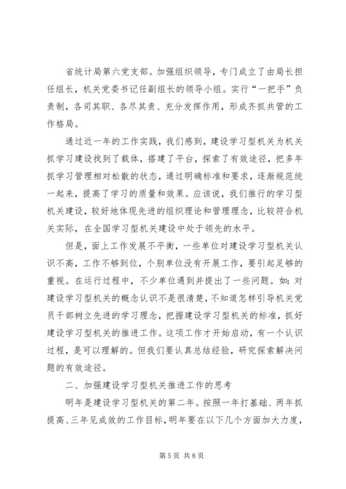 在省直机关建设学习型机关推进会上的讲话.docx