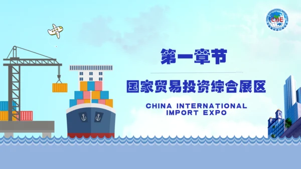 中国国际进口博览会海关通用PPT模板