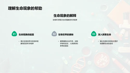 探索生物科学PPT模板