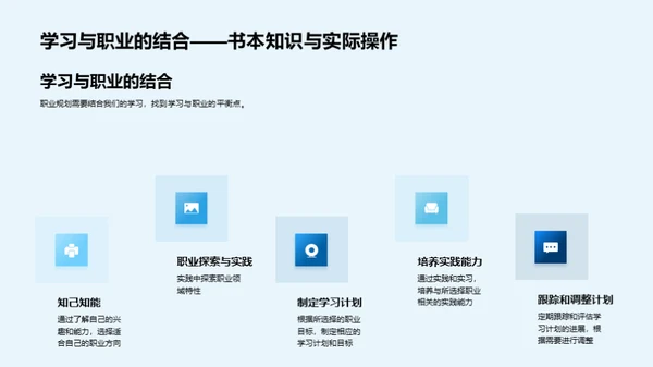 掌握未来，生涯规划