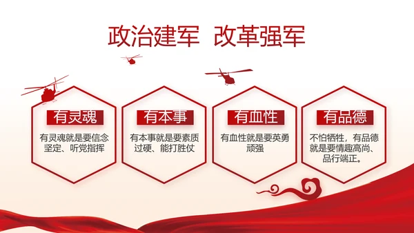 红色党建两会精神学习教育动态PPT