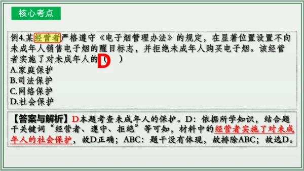 《讲·记·练高效复习》 第四单元 走进法治天地 七年级道德与法治下册 课件(共29张PPT)