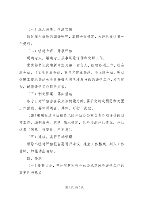 重大事项社会稳定风险评估方案 (5).docx