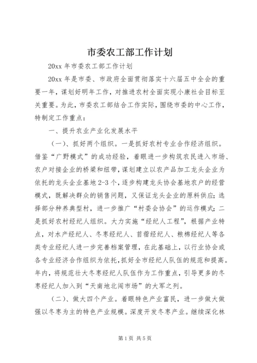 市委农工部工作计划 (2).docx