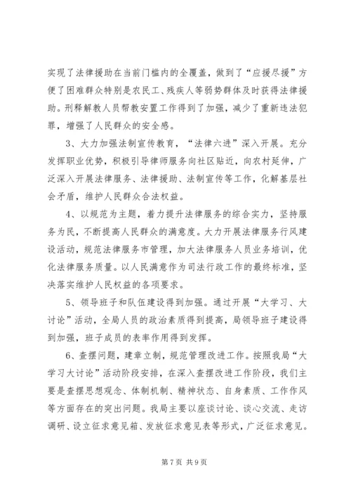 大学习大讨论自查报告.docx