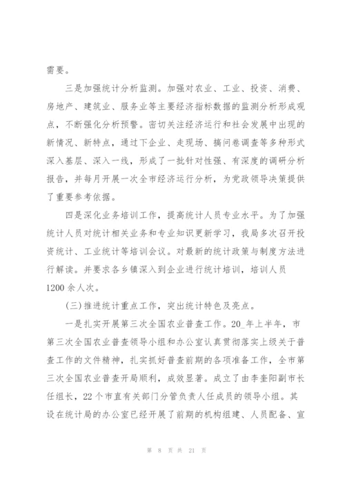 统计局年度考核个人总结5篇.docx