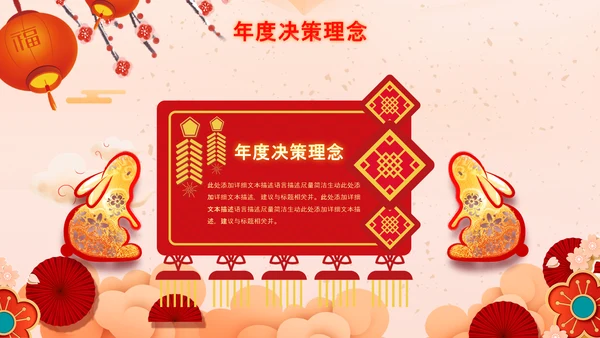 2023开门红年会春节联欢晚会喜庆PPT