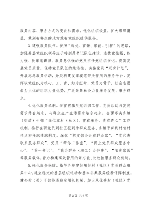 全市基层党建工作要点.docx