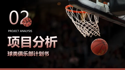 实景体育运动球类俱乐部商业计划书PPT模板