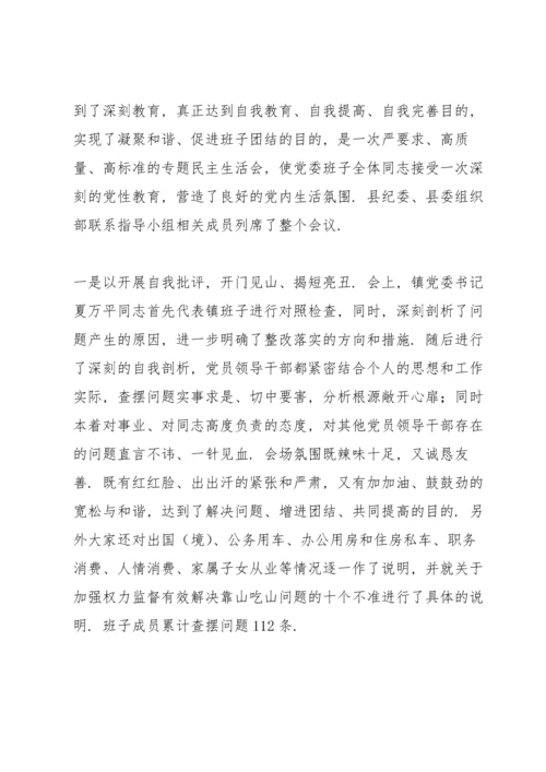 2022党支部组织生活会工作总结.docx