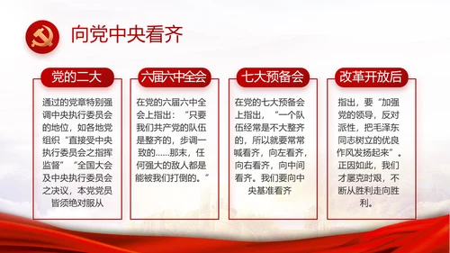 红色大气基层党支部年终工作述职PPT