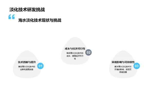 淡化海水，塑造未来