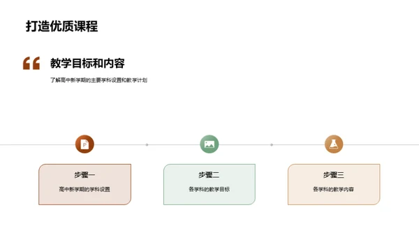 高一新征程