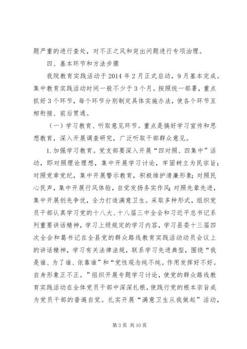 食药监管局推进群众路线教育实践活动实施方案 (6).docx