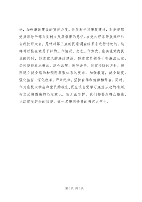 党员学习廉洁从政准则思想汇报.docx