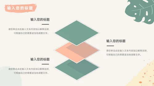 绿色简洁文艺商业项目计划书PPT模板