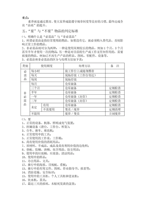 S推行及实施手册