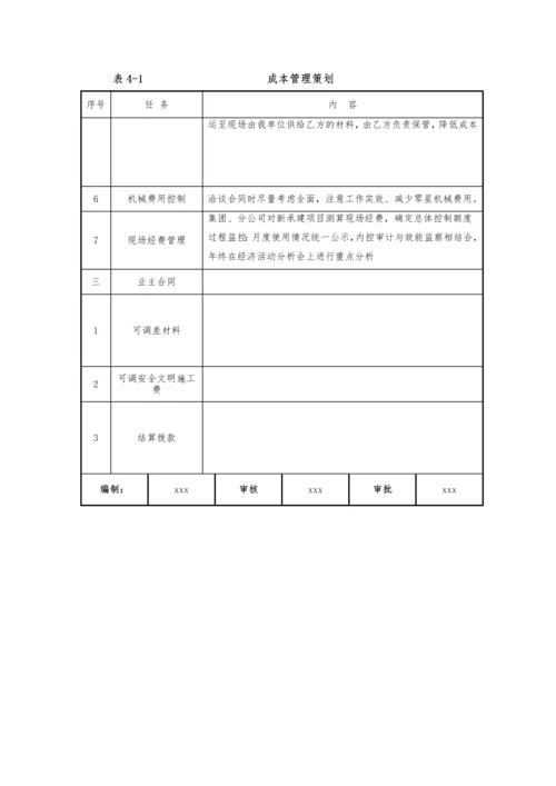 工程项目策划书模板.docx