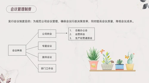 棕色小清新行政管理制度培训PPT模板宣传PPT动态PPT