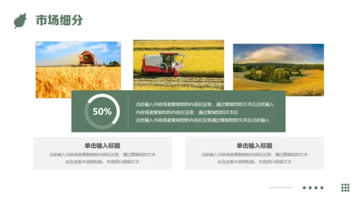 农业项目商业计划书通用PPT模板