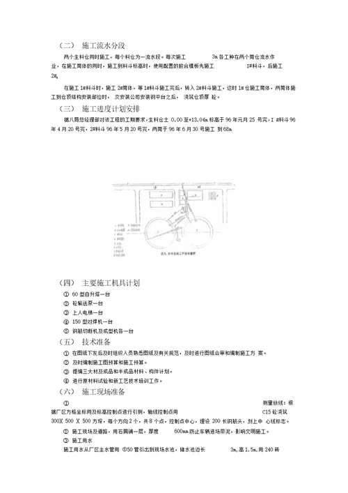 xx水泥厂生料仓施工组织设计