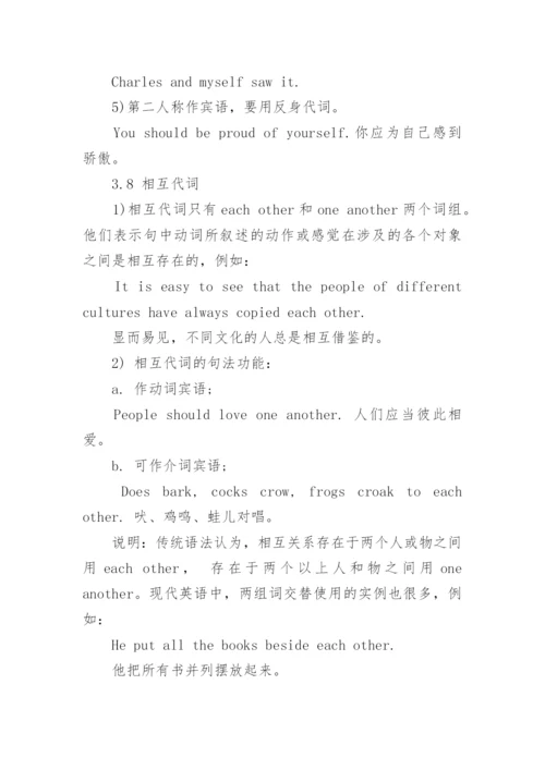 英语基础语法：代词重要知识点总结_1.docx