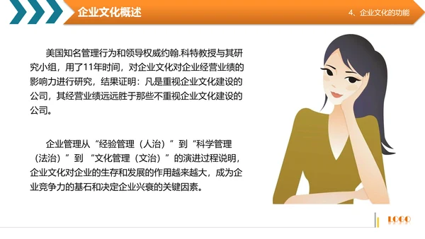 商务高管培训企业文化阐述PPT模板